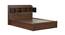 Babar Storage Bed (Queen Bed Size, Brown Finish) by Urban Ladder - Front View Design 1 - 374541