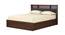 Bangka Storage Bed (King Bed Size, Brown Finish) by Urban Ladder - Front View Design 1 - 374543