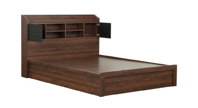 Banyak Storage Bed (King Bed Size, Brown Finish) by Urban Ladder - Front View Design 1 - 374544