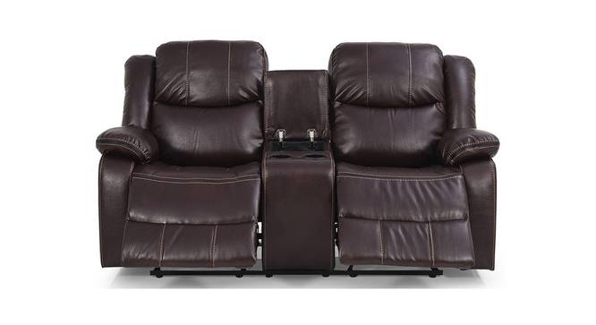 Alma Manual Recliner (Brown) by Urban Ladder - Front View Design 1 - 374545