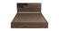 Banggai Storage Bed (Queen Bed Size, Brown Finish) by Urban Ladder - Rear View Design 1 - 374556