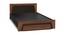 Andaman Storage Bed (Queen Bed Size, Brown Finish) by Urban Ladder - Design 1 Side View - 374567