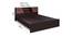 Amorgos Bed (Brown, King Bed Size, Brown Finish) by Urban Ladder - Design 1 Dimension - 374586