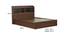 Banyak Storage Bed (King Bed Size, Brown Finish) by Urban Ladder - Design 1 Dimension - 374592