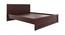Crete Bed (Brown, King Bed Size, Brown Finish) by Urban Ladder - Cross View Design 1 - 374613