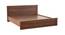 Chios Bed (Brown, King Bed Size, Brown Finish) by Urban Ladder - Front View Design 1 - 374624