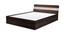 Corfu Storage Bed (King Bed Size, Brown Finish) by Urban Ladder - Front View Design 1 - 374629