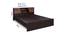 Cyclades Bed (Brown, Queen Bed Size, Brown Finish) by Urban Ladder - Design 1 Dimension - 374665