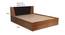 Corsica Storage Bed (King Bed Size, Brown Finish) by Urban Ladder - Design 1 Dimension - 374671