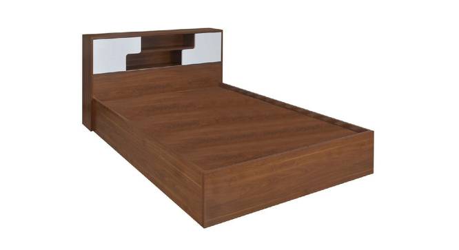 Kalymnos Storage Bed (Queen Bed Size, Brown Finish) by Urban Ladder - Cross View Design 1 - 374690