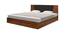Ithaca Storage Bed (Queen Bed Size, Brown Finish) by Urban Ladder - Front View Design 1 - 374706