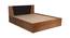 Ithaca Storage Bed (Queen Bed Size, Brown Finish) by Urban Ladder - Design 1 Side View - 374732