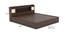 Donatella Storage Bed (Queen Bed Size, Brown Finish) by Urban Ladder - Design 1 Dimension - 374748
