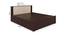 Euboea Storage Bed (King Bed Size, Brown Finish) by Urban Ladder - Design 1 Dimension - 374749