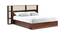 Laut Storage Bed (King Bed Size, Brown Finish) by Urban Ladder - Cross View Design 1 - 374777
