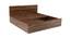 Kea Storage Bed (King Bed Size, Brown Finish) by Urban Ladder - Front View Design 1 - 374784