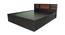 Lemnos Storage Bed (King Bed Size, Brown Finish) by Urban Ladder - Front View Design 1 - 374788