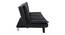 Madison Sofa Cum (Black, Black Finish) by Urban Ladder - Front View Design 1 - 374791