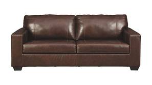 Karuna Leatherette sofa - Brown
