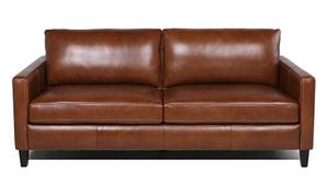 Pippi Leatherette sofa - Brown