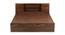 Mykonos Storage Bed (Queen Bed Size, Brown Finish) by Urban Ladder - Front View Design 1 - 374958
