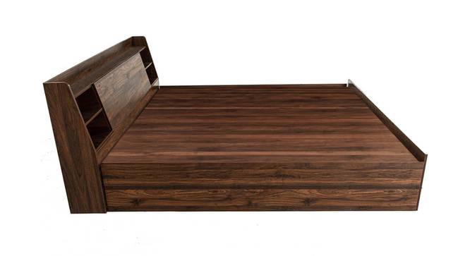 Naxos Storage Bed (Queen Bed Size, Brown Finish) by Urban Ladder - Front View Design 1 - 374959