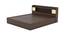 Palawan Storage Bed (King Bed Size, Brown Finish) by Urban Ladder - Front View Design 1 - 374962