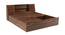 Mykonos Storage Bed (Queen Bed Size, Brown Finish) by Urban Ladder - Rear View Design 1 - 374970