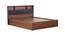 Nicobar Storage Bed (Queen Bed Size, Brown Finish) by Urban Ladder - Rear View Design 1 - 374975
