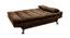 Marine Sofa Cum Bed (Brown, Brown Finish) by Urban Ladder - Design 1 Side View - 374991