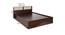 Mentawai Storage Bed (King Bed Size, Brown Finish) by Urban Ladder - Design 1 Dimension - 375007