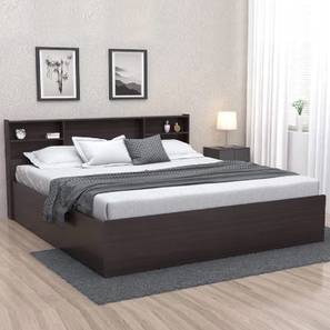 Sela storage bed brown color engineered wood finish lp