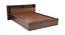 Rhodes Storage Bed (King Bed Size, Brown Finish) by Urban Ladder - Cross View Design 1 - 375025