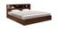 Poros Storage Bed (Queen Bed Size, Brown Finish) by Urban Ladder - Cross View Design 1 - 375027