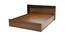 Rhodes Storage Bed (King Bed Size, Brown Finish) by Urban Ladder - Front View Design 1 - 375036