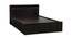 Samos Storage Bed (King Bed Size, Brown Finish) by Urban Ladder - Front View Design 1 - 375039