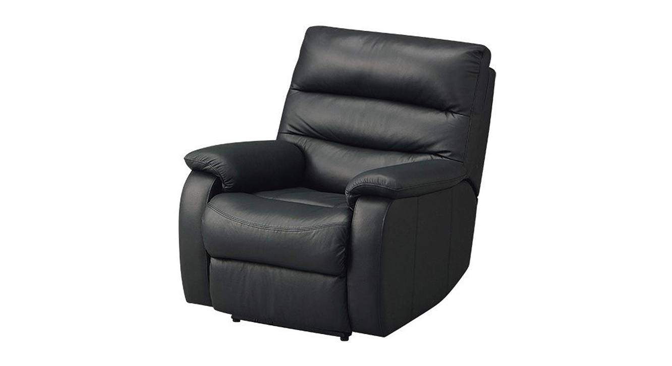 Smith Seater Recliner in Black Colour Urban Ladder