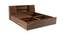 Siphnus Storage Bed (King Bed Size, Brown Finish) by Urban Ladder - Rear View Design 1 - 375045
