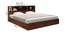 Poros Storage Bed (Queen Bed Size, Brown Finish) by Urban Ladder - Design 1 Close View - 375066