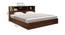 Sardinia Storage Bed (King Bed Size, Brown Finish) by Urban Ladder - Design 1 Dimension - 375075