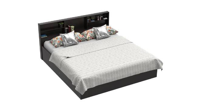 Tasmania Storage Bed (King Bed Size, Brown Finish) by Urban Ladder - Cross View Design 1 - 375095