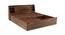 Syros Storage Bed (King Bed Size, Brown Finish) by Urban Ladder - Front View Design 1 - 375106
