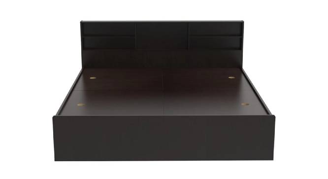 Tasmania Storage Bed (King Bed Size, Brown Finish) by Urban Ladder - Front View Design 1 - 375108