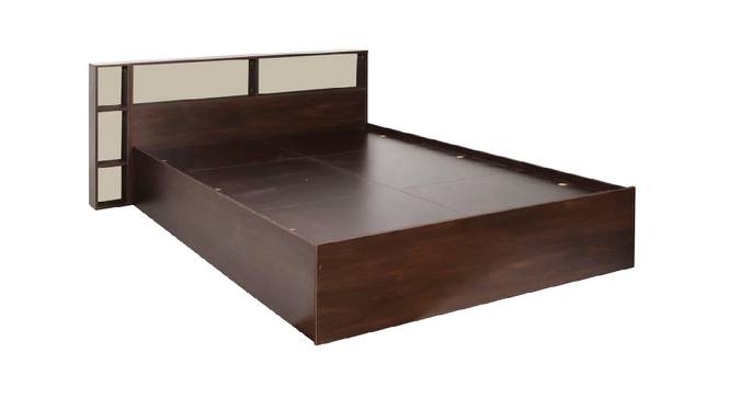 Thasos Storage Bed (Queen Bed Size, Brown Finish) by Urban Ladder - Front View Design 1 - 375110