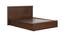 Surtsey Storage Bed (King Bed Size, Brown Finish) by Urban Ladder - Rear View Design 1 - 375124