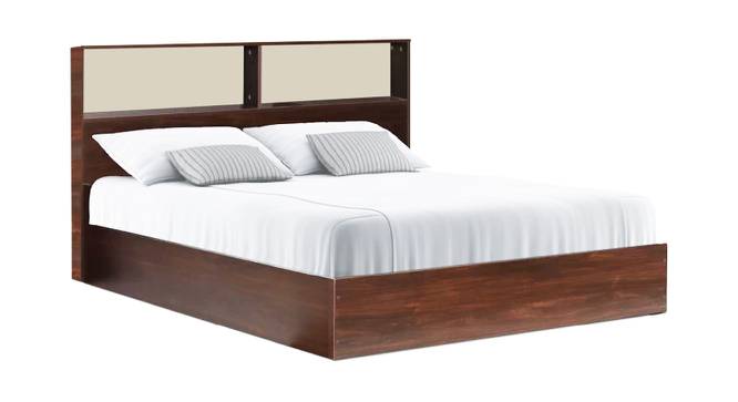 Grimsey Storage Bed (Queen Bed Size, Brown Finish) by Urban Ladder - Cross View Design 1 - 375163