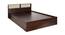 Grimsey Storage Bed (Queen Bed Size, Brown Finish) by Urban Ladder - Rear View Design 1 - 375167