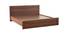 Aegean Bed (Brown, Queen Bed Size, Brown Finish) by Urban Ladder - Rear View Design 1 - 375176