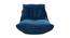 Hazelle Bean Bag (Blue, with beans Bean Bag Type) by Urban Ladder - Front View Design 1 - 375237