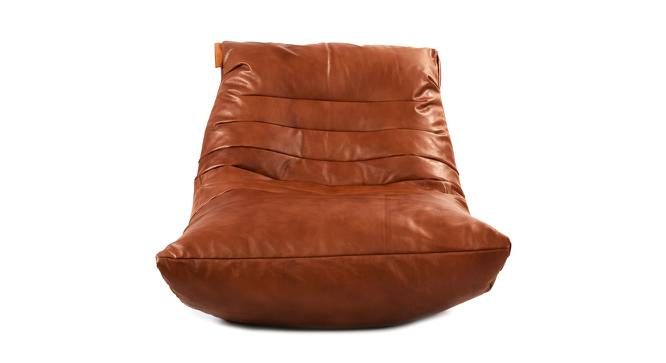 Heather Bean Bag (Tan, with beans Bean Bag Type) by Urban Ladder - Front View Design 1 - 375238